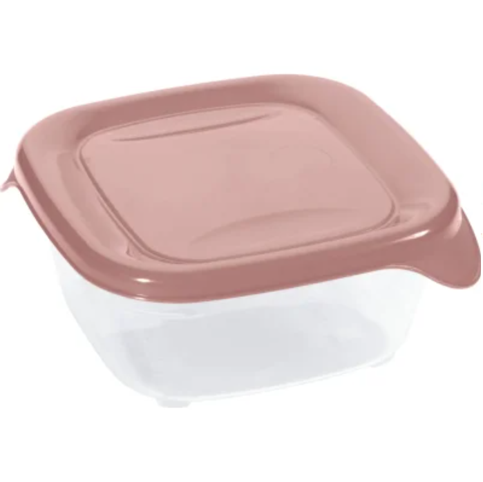 Контейнер для харчових продуктів з кришкою Curver Fresh & Go 0,8 л рожевий